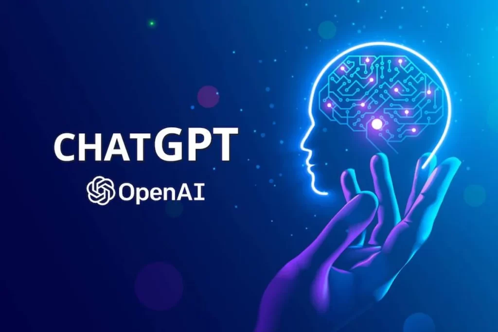ChatGPT OpenAI hand and human face
