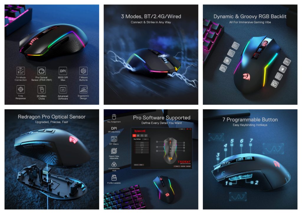 TRIDENT PRO M693 Gaming Mouse